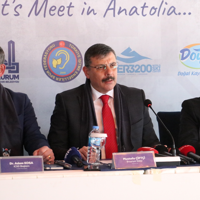 Erzurum'da düzenlenecek "20. İşitme Engelliler Kış Olimpiyatları"nın tanıtı...