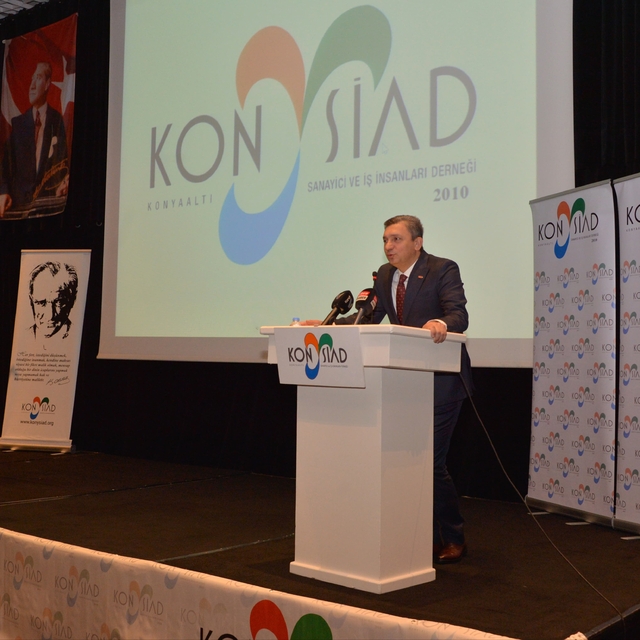 Antalya Valisi Şahin, KONYSİAD'a konuk oldu:
