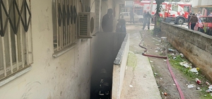 Antalya'da araç tamirhanesinde çıkan yangın söndürüldü