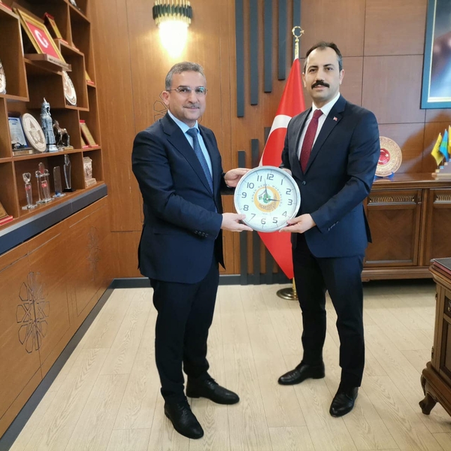 Elazığ Orman Bölge Müdürü Çetiner'den, Baskil Kaymakamı Kundakçı'ya ziyaret