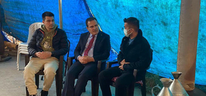 Muğla Valisi Akbıyık, yaralı üsteğmen Duran'ı Köyceğiz'de ziyaret etti