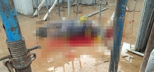 Mardin´de inşaatta iskeleden düşen işçi öldü