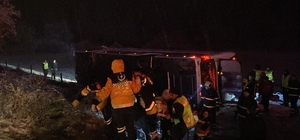 Kastamonu'da yolcu otobüsünün devrildiği kazada 4 kişi öldü