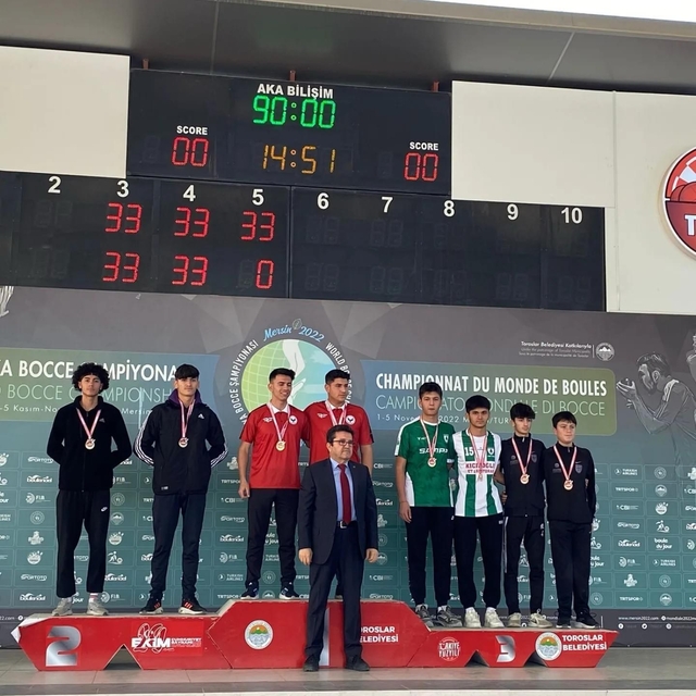 Alaçamspor  Bocce Takımı, Türkiye Şampiyonası'nda 2 madalya kazandı