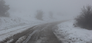 Beypazarı'nda kar etkili oldu