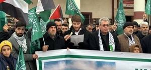 Şırnak ve Bingöl'de İsrail'in Gazze'ye saldırıları protesto edildi