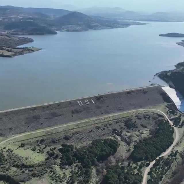 Bayramiç Barajı'nın su seviyesi, yüzde 100'e ulaştı
