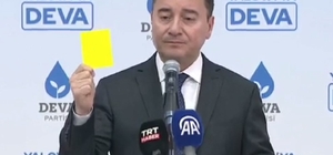 Ali Babacan: Bu seçim, hükümete sarı kart gösterme seçimi