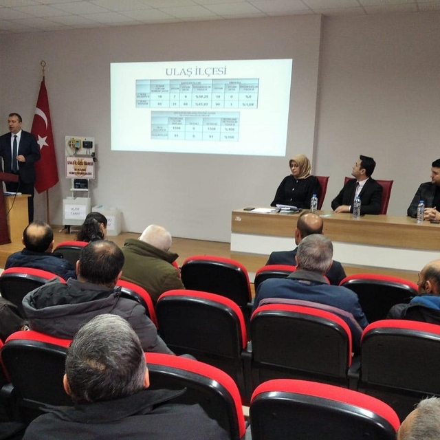 Ulaş Kaymakamı Zafer, muhtarlarla buluştu