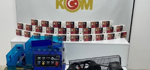 Samsun'da 8 bin bandrolsüz boş makaron ele geçirildi