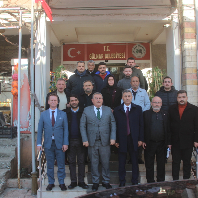 AK Parti'li Mustafa Sever, Gülnar'da temaslarda bulundu