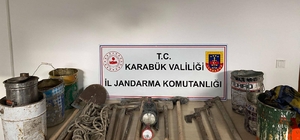 Karabük'te kaçak kazı yapan 7 şüpheli suçüstü yakalandı