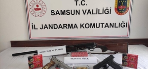 Samsun'da ruhsatsız silah bulunduran 3 kişi yakalandı