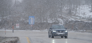 Kırklareli'nin yüksek kesimlerinde kar yağışı başladı