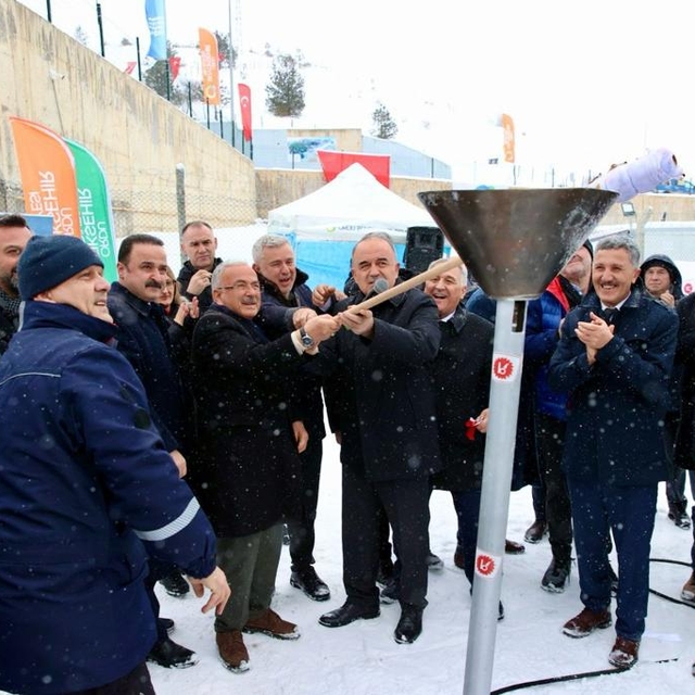 Çambaşı Kayak Merkezi'ne doğalgaz ulaştırıldı