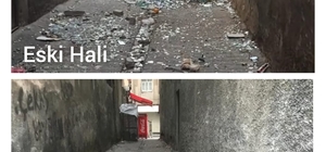 Bağlar Belediyesinden temizlik çalışması