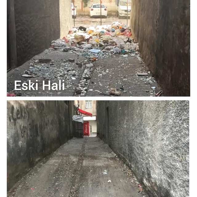 Bağlar Belediyesinden temizlik çalışması