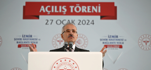 Bakan Uraloğlu, İzmir Bayraklı Şehir Hastanesinin açılışında konuştu: