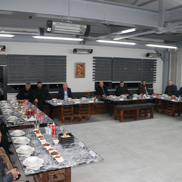 STK temsilcileri ve iş insanları Havza OSB'de bir araya geldi
