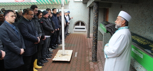 Kastamonu'daki otobüs kazasında hayatını kaybeden 2 kişinin cenazesi Ayancı...