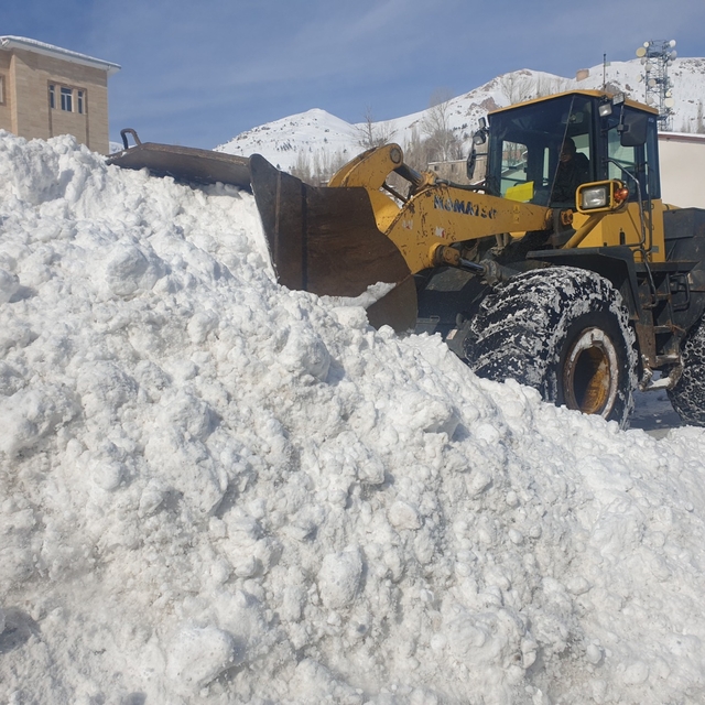 Van'da kardan kapanan 451 yerleşim yeri yolunun 148'i açıldı (2)