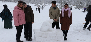 Kastamonu'daki 3. Yayla Kış Festivali'nde Filistinli çocuklar anıldı