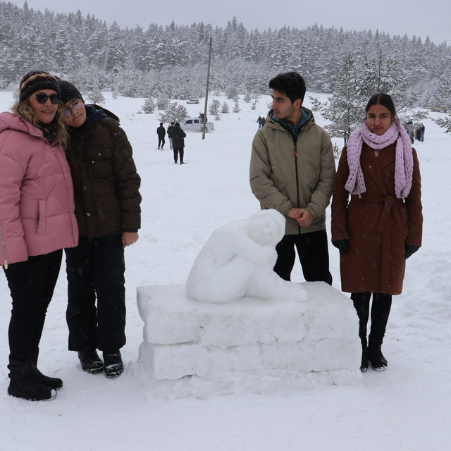 Kastamonu'daki 3. Yayla Kış Festivali'nde Filistinli çocuklar anıldı