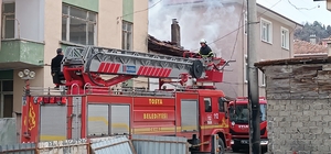 Kastamonu'da çıkan yangında ahşap evde hasar oluştu
