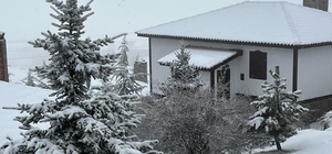 Beypazarı'nda kar etkili oluyor