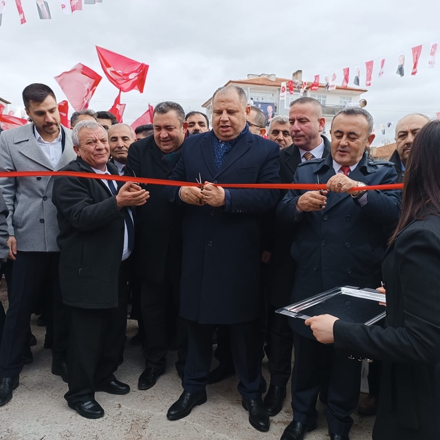 Sulakyurt'ta MHP Belediye Başkan adayı Bildik'in seçim bürosu açıldı