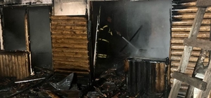 Kırklareli'nde iş yerinde çıkan yangın söndürüldü