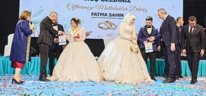 Gaziantep'te 250 çift için toplu nikah töreni düzenlendi