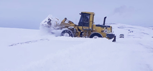 Sorgun’da kar ve tipi nedeniyle 2 köy yolu ulaşıma kapandı