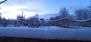 Tokat'ta kar yağışı etkili oldu