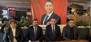 MHP Yozgat Belediye Başkan adayı Açıkel, gazetecilerle bir araya geldi