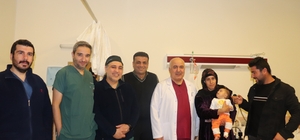Şanlıurfa'da kalbinde delik olan 4 aylık bebek sağlığına kavuştu