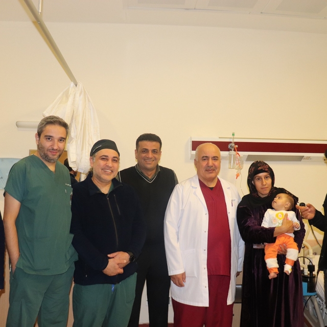 Şanlıurfa'da kalbinde delik olan 4 aylık bebek sağlığına kavuştu