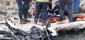 Hatay'da uçuruma yuvarlanan motosikletin sürücüsü öldü 