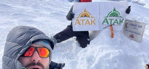 Giresun'da 3107 metre yüksekliğindeki dağda kış tatbikatı gerçekleştirdi