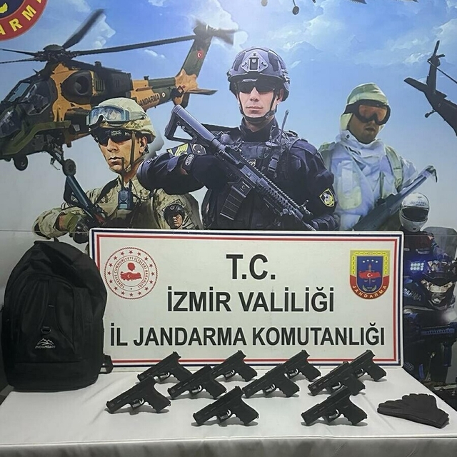 İzmir'de silah kaçakçılığı operasyonunda 2 tutuklama