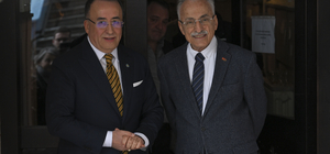 İYİ Partinin ABB Başkan adayı Yıldırım'dan eski ABB başkanlarına ziyaret