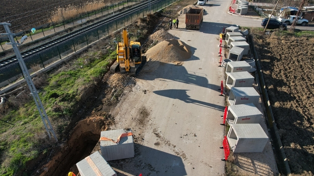 Suluova'da Yağmur Suyu Toplama Ve Atık Su Arıtma Projesi çalışmaları başladı