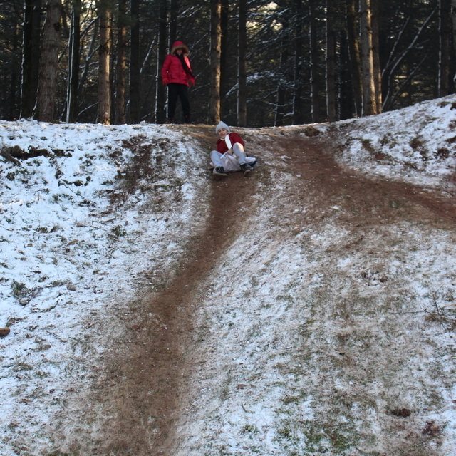 Belen'in yüksek kesimlerinde kar yağışı etkili oldu