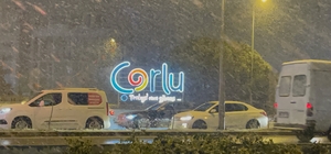 Trakya'nın yüksek kesimlerinde kar yağışı etkili oluyor