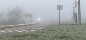 Bartın'da yoğun sis, ulaşımı olumsuz etkiledi