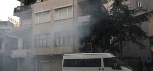 Serik'te evin balkonunda çıkan yangın söndürüldü