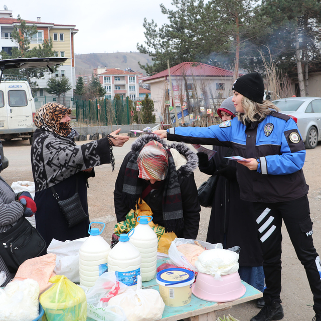 Havza'da polisten dolandırıcılık ve hırsızlık uyarısı