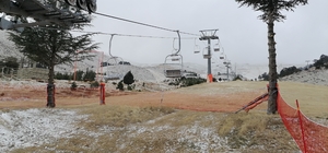 Yeterli kar yağmayan Davraz Kayak Merkezi'nde sezon açılamadı