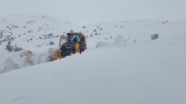 Van, Hakkari ve Muş'ta metrelerce kar altındaki yollarda çalışmalar sürüyor