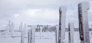 Beyaza bürünen Selçuklu Meydan Mezarlığında ziyaretçi yoğunluğu yaşanıyor